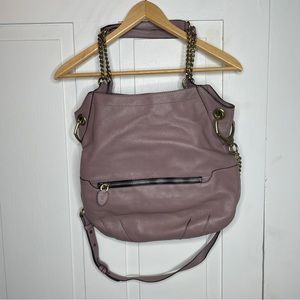 Oryany Selina Shoulder Crossbody Bag Leather Chain Detailing